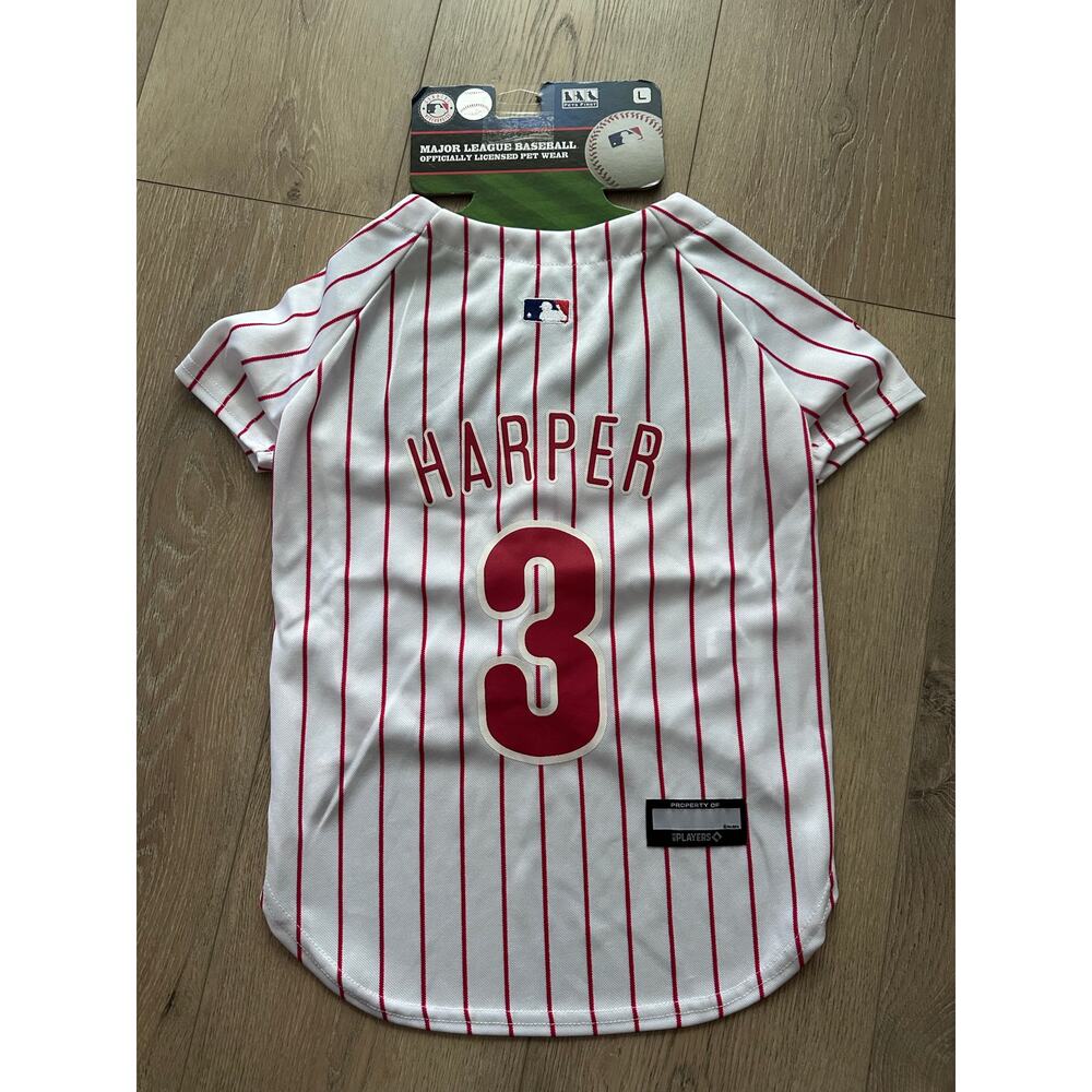 Pets First Philadelphia Phillies Bryce Harper pet jersey Size Large